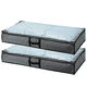 thumbnail image 2 of Pack 2 Bolsos Organizadores Almacenaje Bajo Cama 75 Litros, 2 of 6