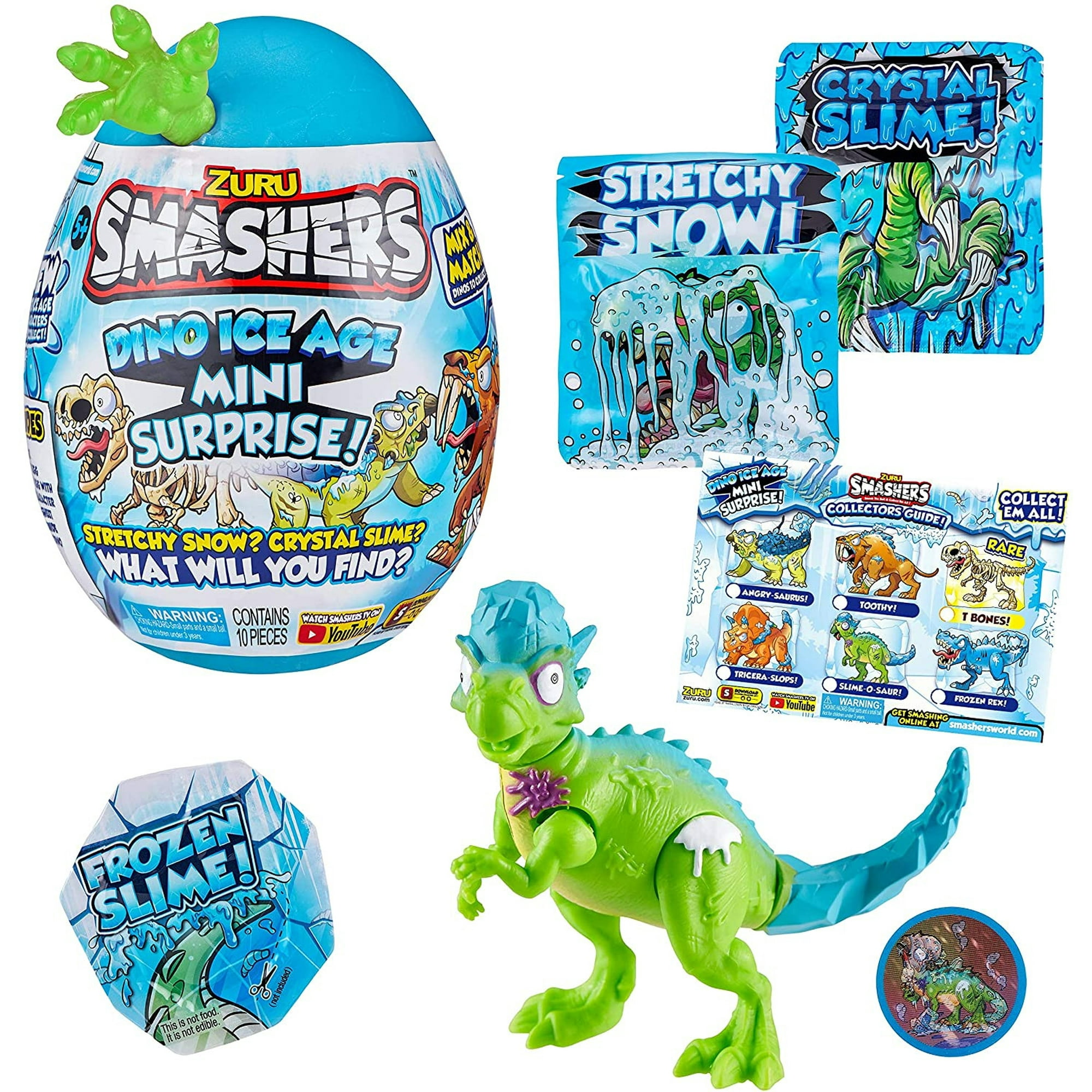 Smashers Dino Ice Age Mini Huevo Sorpresa De Zuru (7456e)