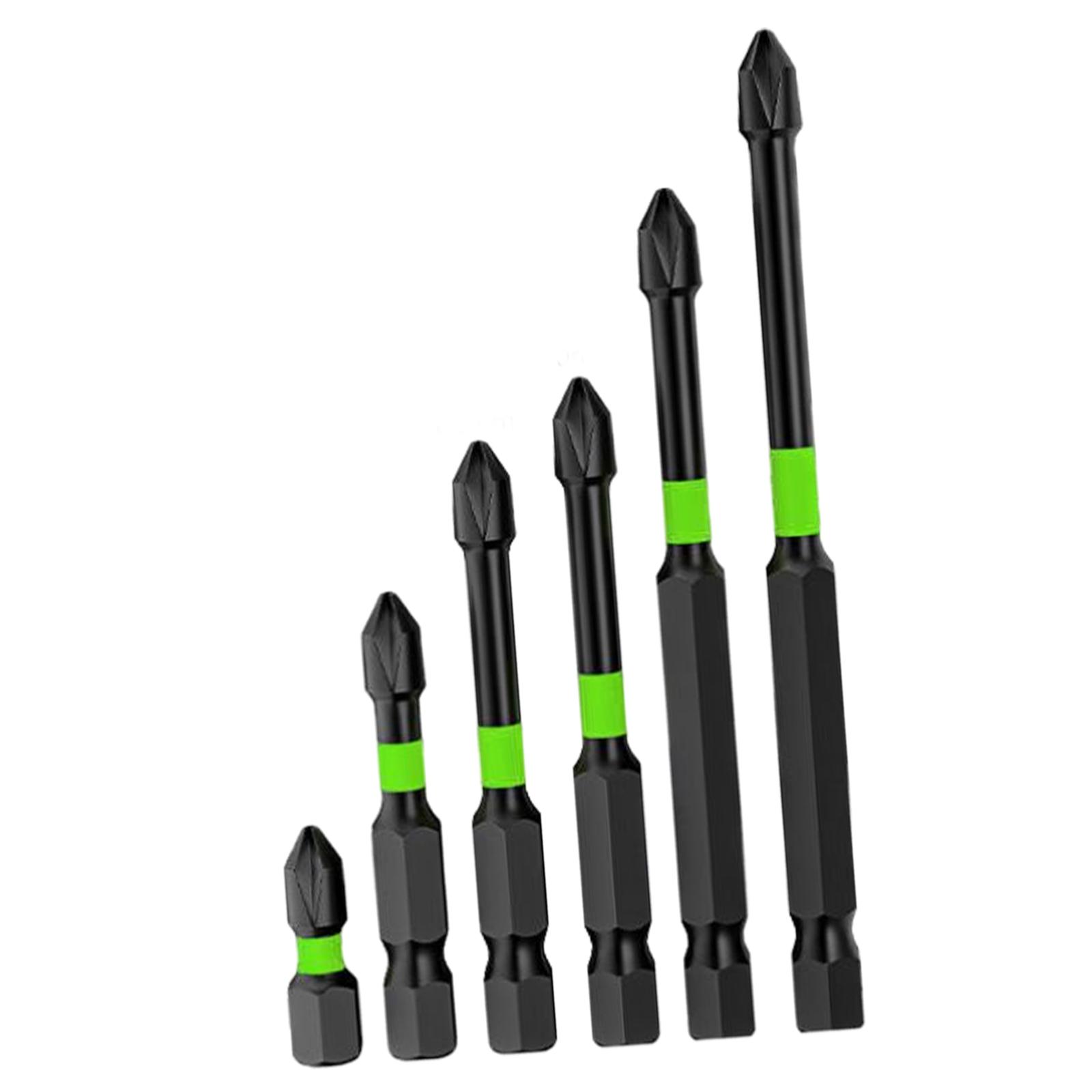 Magideal - Juego De Brocas De Impacto De 6 Piezas Broca De Impacto De Broca Portátil Para Proyecto De Bricolaje