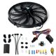 thumbnail image 1 of Ventilador Eléctrico para Radiador BLACKHORSE-RACING 16" 120W 3000 CFM, 1 of 8