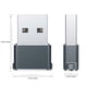 thumbnail image 2 of Adaptador Basesailor para iPhone 16, cargador USB C a USB A, paquete de 3, 2 of 7