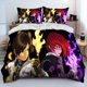thumbnail image 1 of v1515 Bed Sheets King of Fighters Retro Game Gamer Comforter Bedding Set,Duvet Cover Bed Set Quilt Cover Pillowcase,king Queen Size Bedding Set 3-Piece Bedding Set (1 Duvet Cover + 2 Pillow Shams) Bed, 1 of 5
