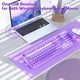 thumbnail image 2 of Combo de teclado y ratón inalámbricos MOFII 104 teclas redondas morado, 2 of 8