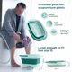 thumbnail image 4 of Bañera plegable para pies American Wellness Authority AWA color turquesa, 4 of 6