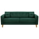 thumbnail image 1 of Sofa New Retro 3CG Felpa 04 Verde Botella, 1 of 6
