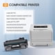 thumbnail image 2 of Cartucho de tóner Cool Toner 80A CF280A negro, paquete de 4, compatible con HP, 2 of 7