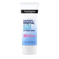 Loción De Protección Solar Neutrogena Mineral Ultrasheer Spf 30 90 Ml