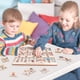 thumbnail image 2 of Horario visual de madera abcxGOOD para niños, tabla de tareas con 76 tarjetas, 2 of 7