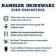 thumbnail image 4 of Vaso Rambler De Acero Inoxidable Con Aislamiento Al Vacío De 770 Ml, 4 of 7