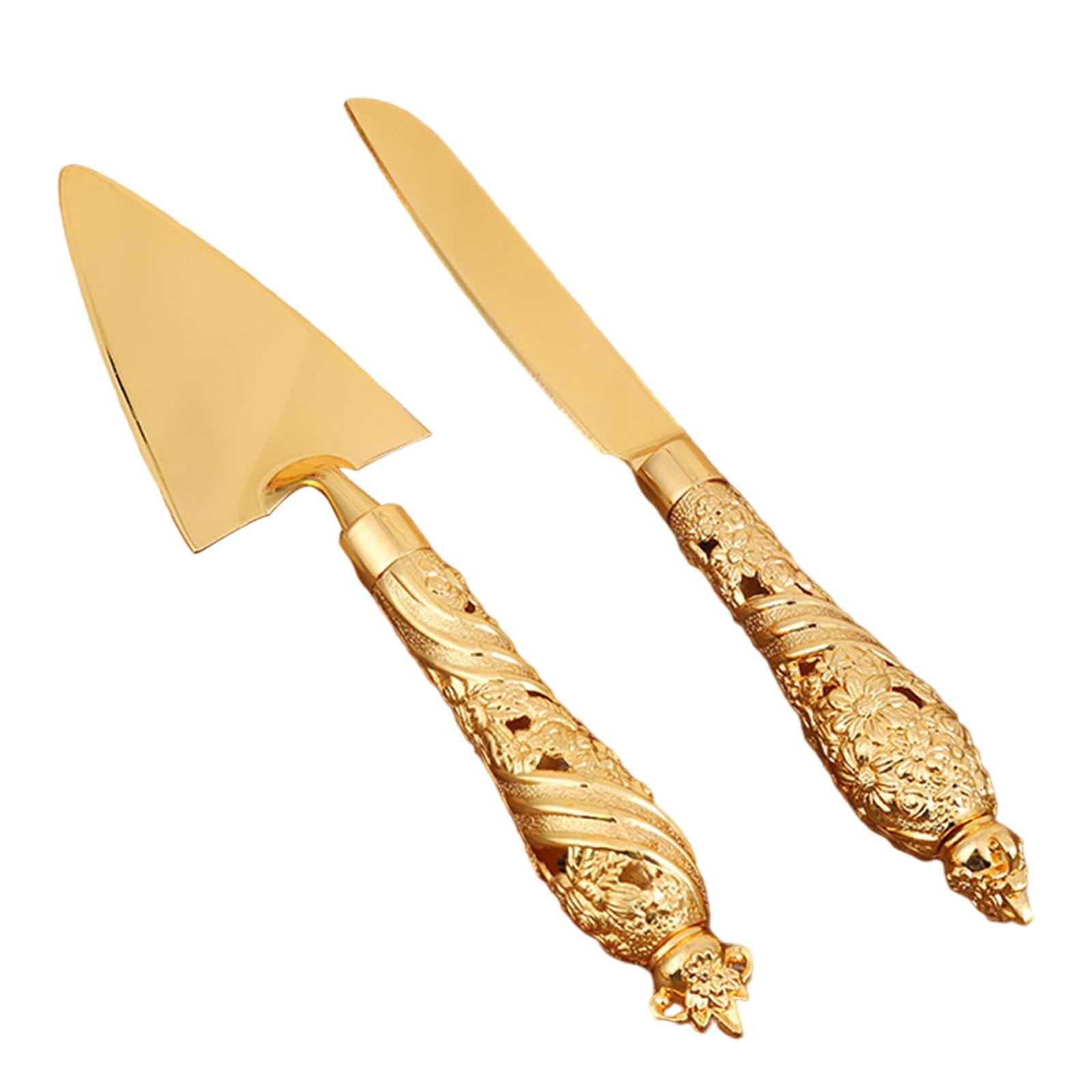 Bothyi - Juego De Cuchillo Y Servidor Para Pastel De Bodas Para Hornear Pastel/pizza/queso Estilo 4