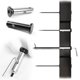 thumbnail image 1 of [Kit de barandillas para cables] Muzata Swageless Invisible Black, 10 pares, 1 of 6