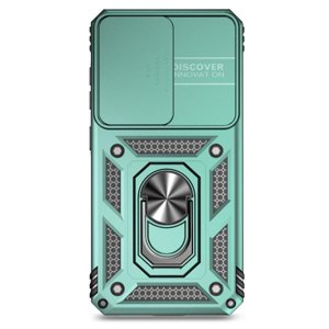 Estuche Gangxun Para Samsung Galaxy S25, Soporte Giratorio 360°, Estilo Mecánico Y Magnético