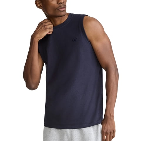 Camiseta Champion Classic Jersey Muscle Para Hombre Azul Marino