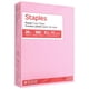 thumbnail image 1 of Papel de copia Staples 490935, rosa pastel, 8.5 x 11 pulgadas, 20 libras, 500 hojas, 1 of 5