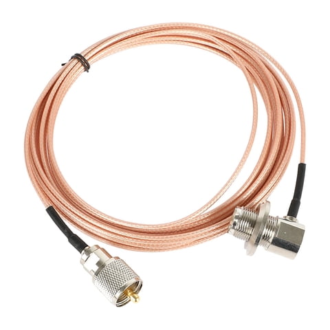 Magideal - Cable De Extensión De Antena De Sc-316 Para Radio De Coche Conector De Cable Coaxial De 5M Cable De Radio Bidireccional Para Ft-1802 Ft-1807 Reemplazo