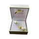 thumbnail image 2 of Aros Pegados de Perlas de Mallorca N° 12 Enchapado en Oro, 2 of 2