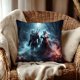 thumbnail image 1 of Ice and Fire Warrior Forest Adventure Theme Printed Pillow Cover | Soft and Comfortable, 1 of 5