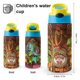 thumbnail image 2 of Dinosaur Train Botella de Agua con Tapa Pop Top de Un Toque, Acero Inoxidable, a Prueba de Fugas, para Deportes, Botella Infantil azul 12 oz, 2 of 6
