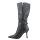 thumbnail image 2 of Bota Chalada Mujer Nero-1 N Negro Casual, 2 of 7