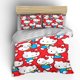 thumbnail image 1 of v1687 Bed Sheets Bedding Sets Cute Bed Cover Comforter Cover Duvet Cover Pillow Case - Pieces Sets Room Decoration 3-Piece Bedding Set (1 Duvet Cover + 2 Pillow Shams) Bed Sheets ju1687, 1 of 5