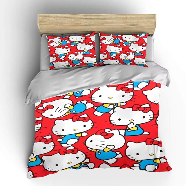 v1687 Bed Sheets Bedding Sets Cute Bed Cover Comforter Cover Duvet Cover Pillow Case - Pieces Sets Room Decoration 3-Piece Bedding Set (1 Duvet Cover + 2 Pillow Shams) Bed Sheets ju1687