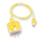thumbnail image 1 of Protector de cable Zougon con diseño de lazo 3D transparente, 1 of 5