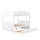thumbnail image 3 of Full Over Full Bunk Bed with Twin Size Trundle, White ( old sku LP000250AAK ), 3 of 3