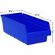 thumbnail image 4 of Contenedores de Almacenamiento Akro-Mils 45x21x15cm Azul Paquete de 8, 4 of 7
