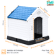 thumbnail image 2 of Casa Para Perro Mediano Exterior Resistente Impermeable Talla M, 2 of 8