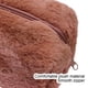 thumbnail image 3 of Estuche de lápices de felpa nuevo de color sólido para niñas, bolso de mano, neceser portátil de color caramelo, 3 of 5