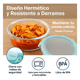 thumbnail image 3 of Contenedor recipiente hermético taper 10u, transparente, 3 of 3