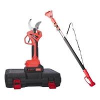 Ryuken - Podadora De Altura Tijeras 2 Baterías Corte 40Mm 3 Metros Rk