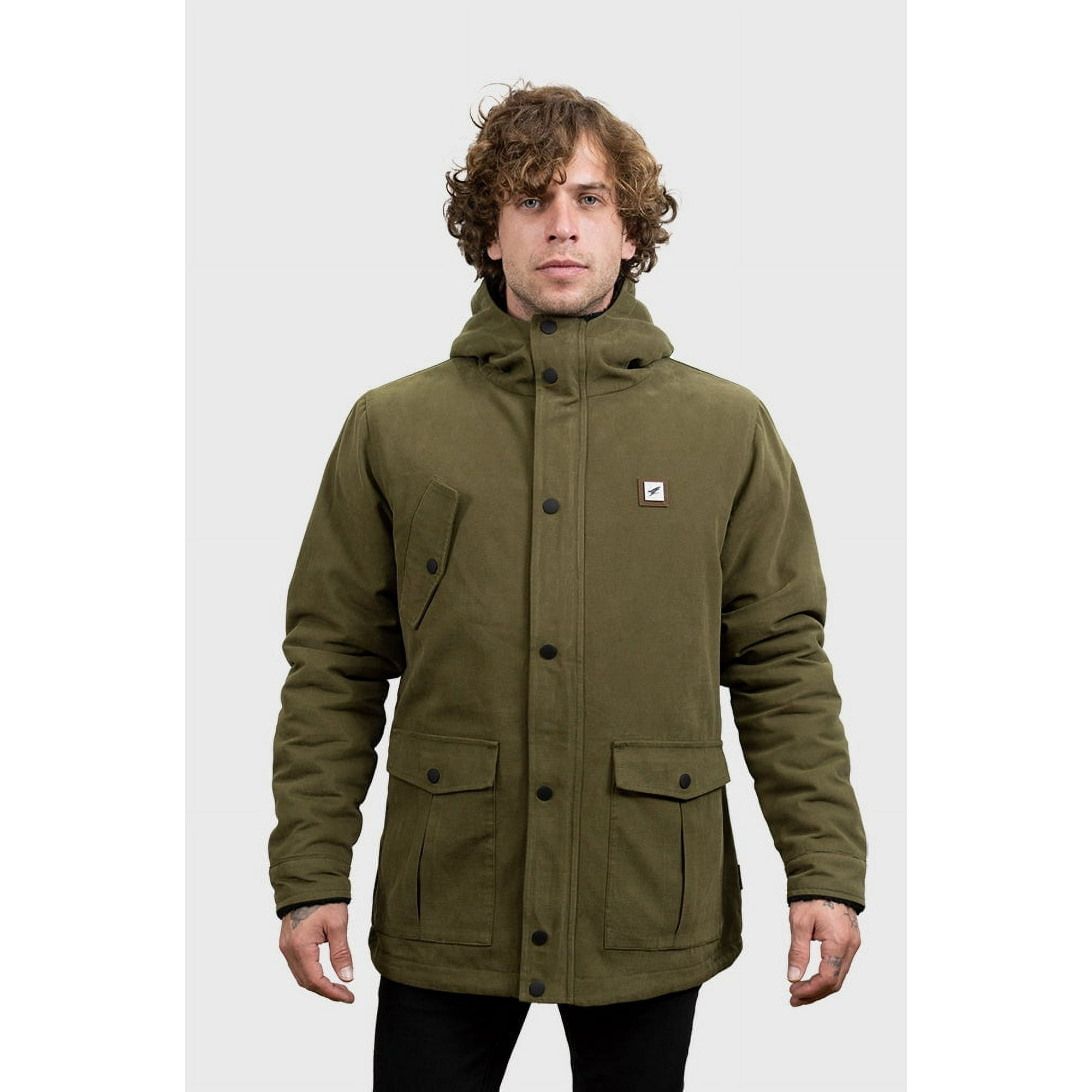 Chaqueta Canvas Reversible Woodstone V2 Verde Hombre Falcone