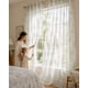thumbnail image 3 of Cortina Visillo Translúcida con Estampado Floral para Living y Dormitorio, 3 of 8