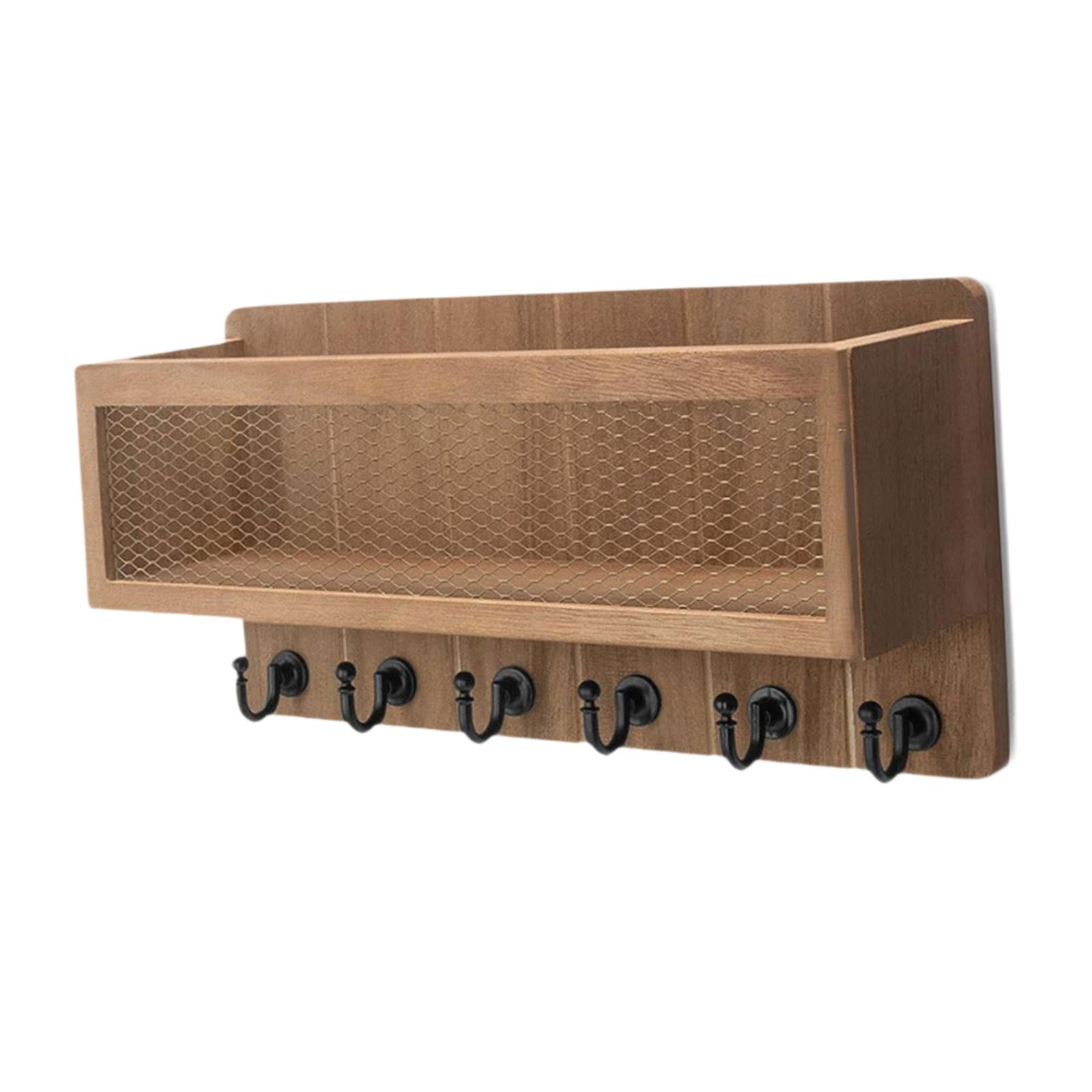 Magideal - Guilería De Llave De Madera Cerrar El Colgador De La Pared Del Colgador De La Pared Del Almacenamiento Del Soporte De Llave Del Soporte De Llave Para