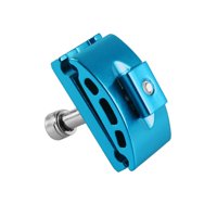 Magideal - Cabezal De Tija De Sillín De Bicicleta Cabezal De Tija De Sillín De Bicicleta Reparación Portátil Práctica Cabeza De Tubo De Sillín Tornillo Soporte D Azul