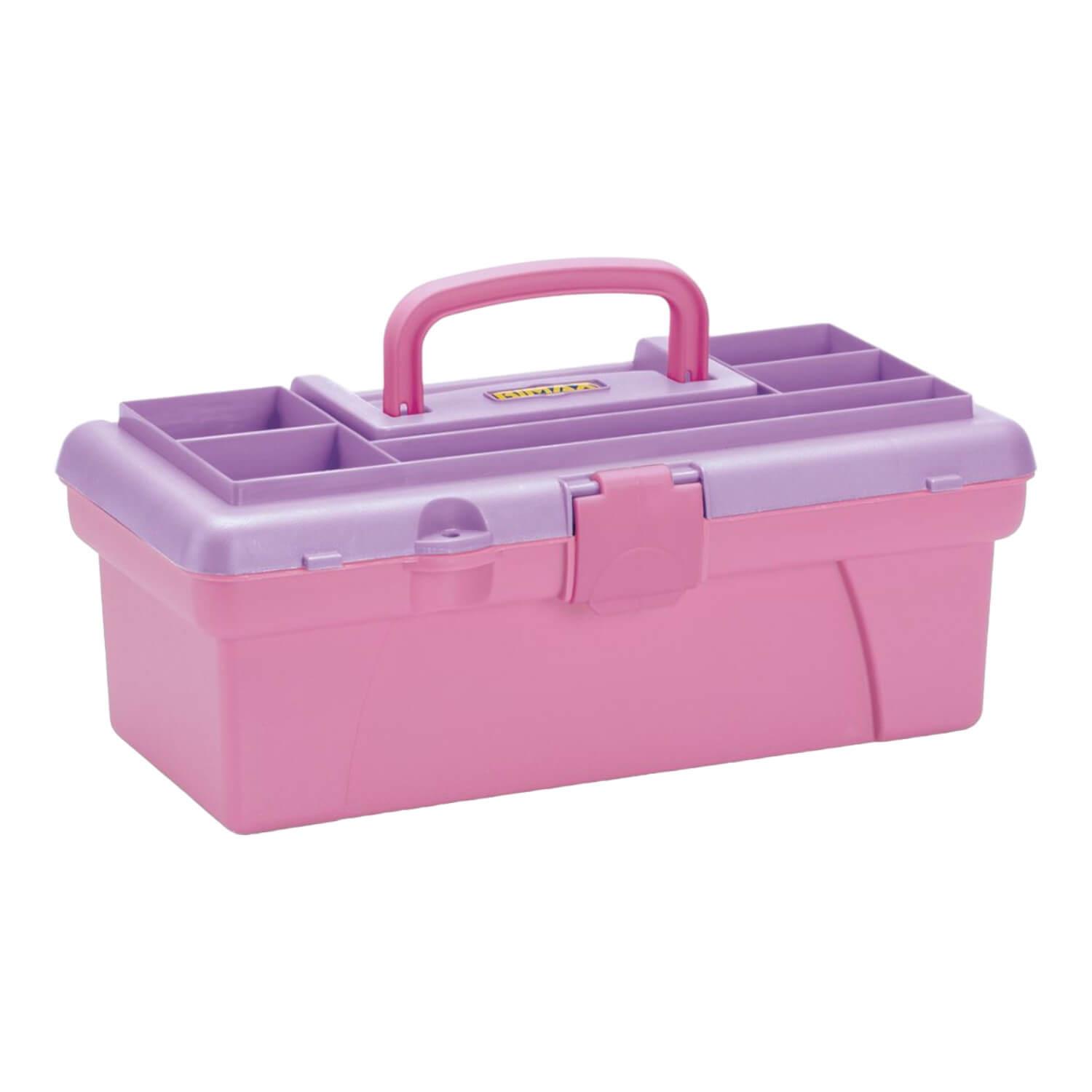 Caja Porta Herramientas 12"" (Sin Bandeja) Vanity Ii 10 Kg Plástico Rimax Rx4945 Rosado Y Lila 80 Kg