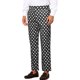 thumbnail image 4 of Pantalones de Vestir con Estampado de Lunares INSPIRE CHIC para Hombre Ajuste Regular Pantalones Formales 36 Negro, 4 of 6