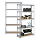 thumbnail image 4 of 2 Estantes Metalico 180x90x40 Oficina Organizador P, 4 of 9