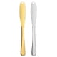 thumbnail image 1 of Cuchillo para untar mantequilla de acero inoxidable, cuchillo para mantequilla para untar mantequilla, queso y condimentos - Juego de 2, 1 of 5