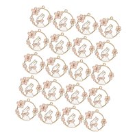 Magideal - 20 Piezas Colgantes De Abalorios De Corona Para Pulseras De Hallazgos De Conejo