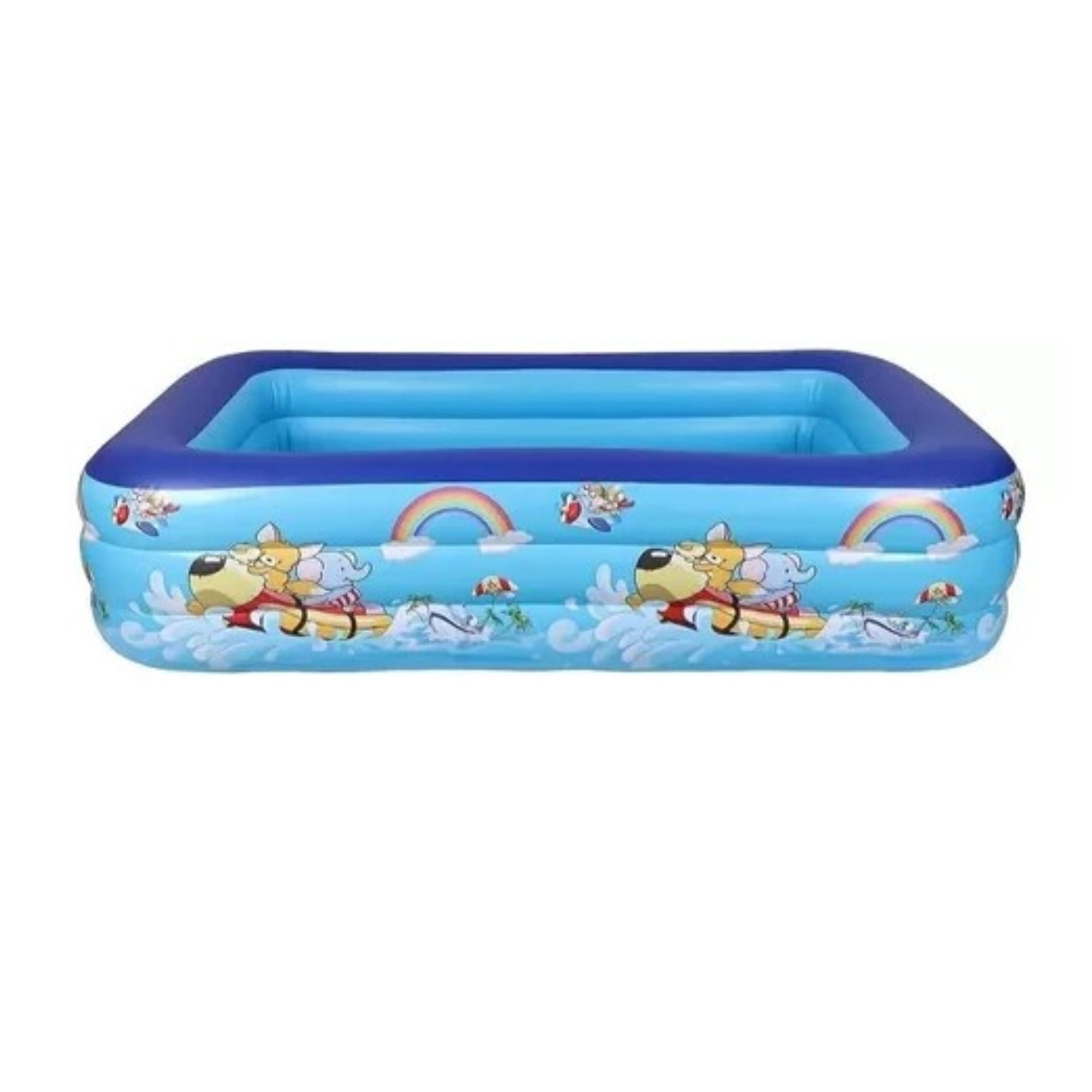 Citohome - Piscina Inflable De Verano Para Niños: Diversión Acuática En Color Azul - 210cm