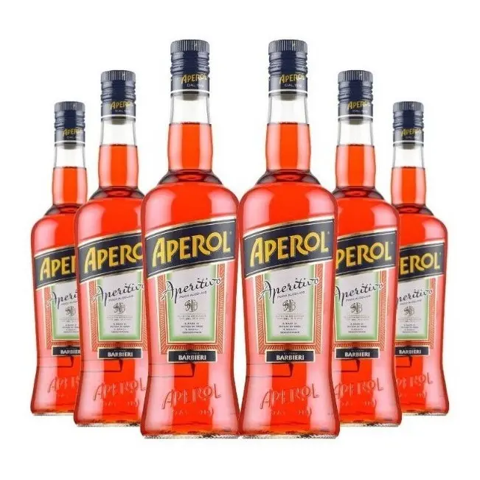 Pack Licor Aperitivo Aperol 750Ml X6 Uds.