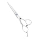 thumbnail image 1 of Tijeras para zurdos, tijeras de peluquero, tijeras de peluquería para zurdos, tijeras de dientes planos de 6 pulgadas, tijeras de peluquería profesionales para zurdos., 1 of 5
