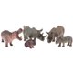 thumbnail image 5 of 5x Sólido Rhinoceros Hippo Modelo Playset Animales Figuras Juguetes de ni?os realistas, 5 of 5