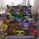 thumbnail image 1 of Anime -Cartoon -Bed -Duvet- -Cover Anime C-artoon Beddin-g Sets 3D Lightw-eight 3 P-iece C-omforter Sets 1 Duvet Co-ver and 2 Pillo-w Shams for Kids Boy-s Girl 86 70"", 1 of 5