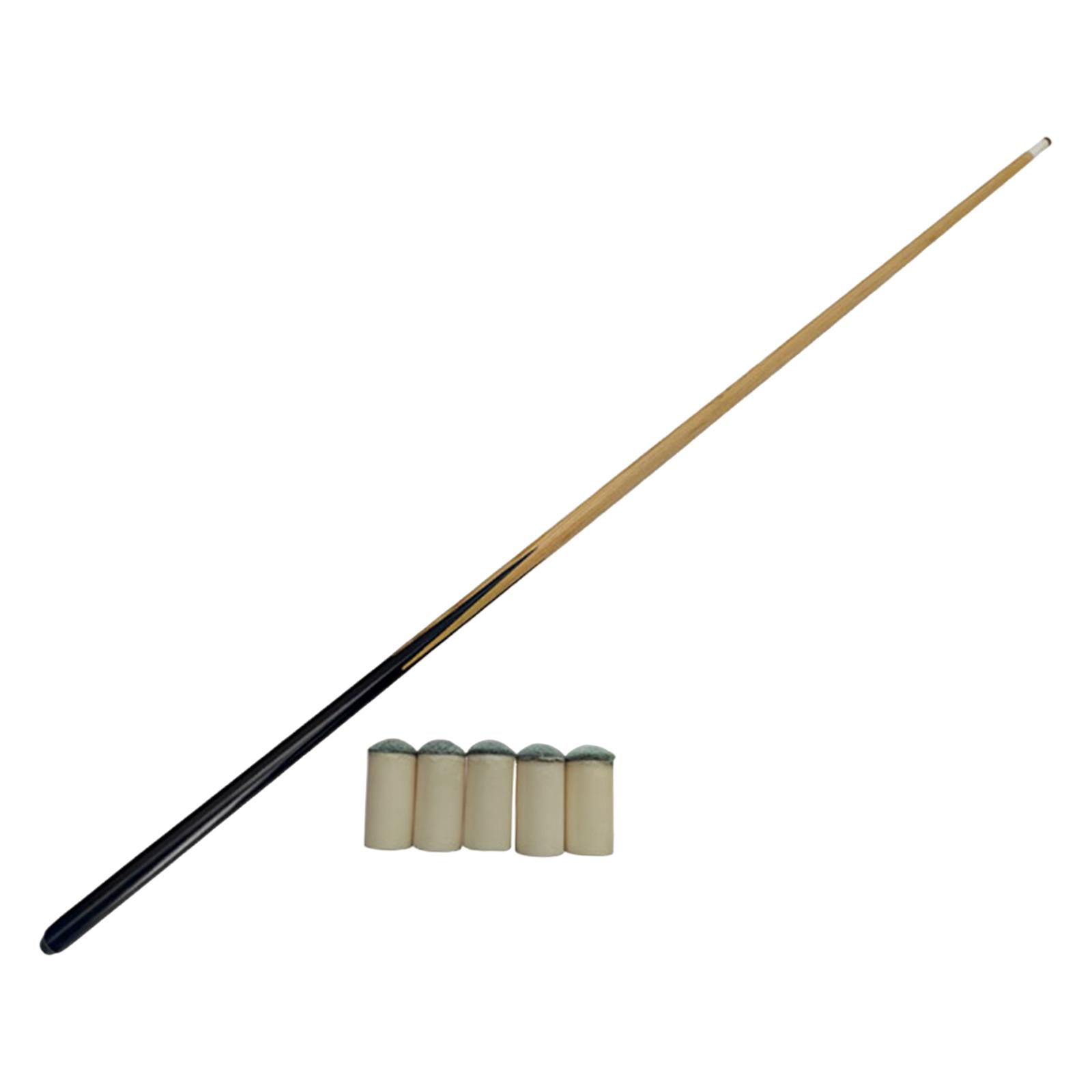 Magideal - Varilla De Billar De Madera Para Niños, Goma Suave, Protección De Cola, Punta De Taco Antiexplosión, Barra De Billar, Accesorio Profesional Ligero 100 Centímetros