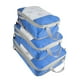 thumbnail image 1 of Compresión Equipaje Embalaje Organizador Bolsas Accesorios De Viaje Azul, 1 of 3