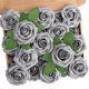 thumbnail image 1 of Flores de espuma artificial N&T NIETING, 25 unidades, con tallos, color rosa y gris, 1 of 9
