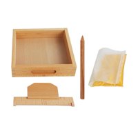 Magideal - Bandeja De Arena Para Formación De Letras, Herramienta Para Ejercicios De Escritura Para Niños, Regalo De Cumpleaños